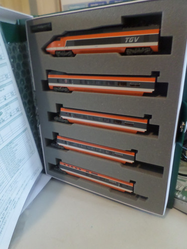 Coffret tgv sud - tgv, orange
